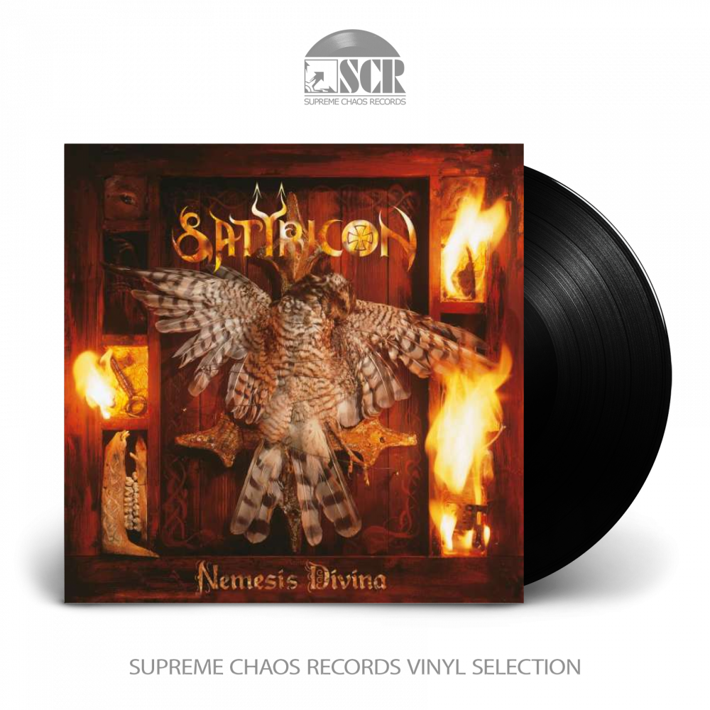 SATYRICON - Nemesis Divina · BLACK LP (Black Metal Vinyl)