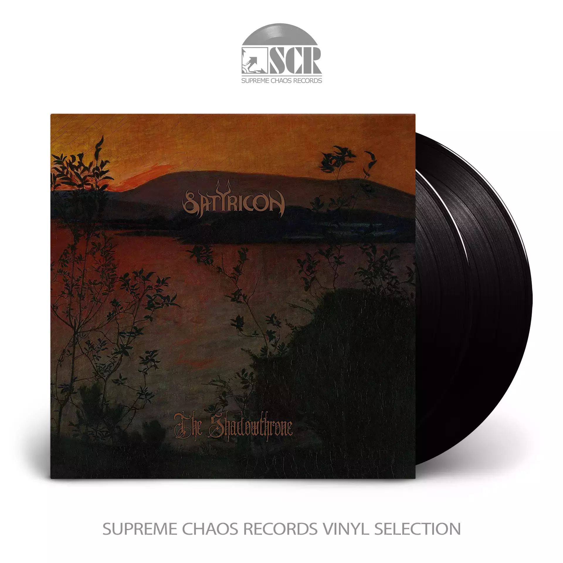 SATYRICON - The Shadowthrone · BLACK 2LP (Black Metal Vinyl)