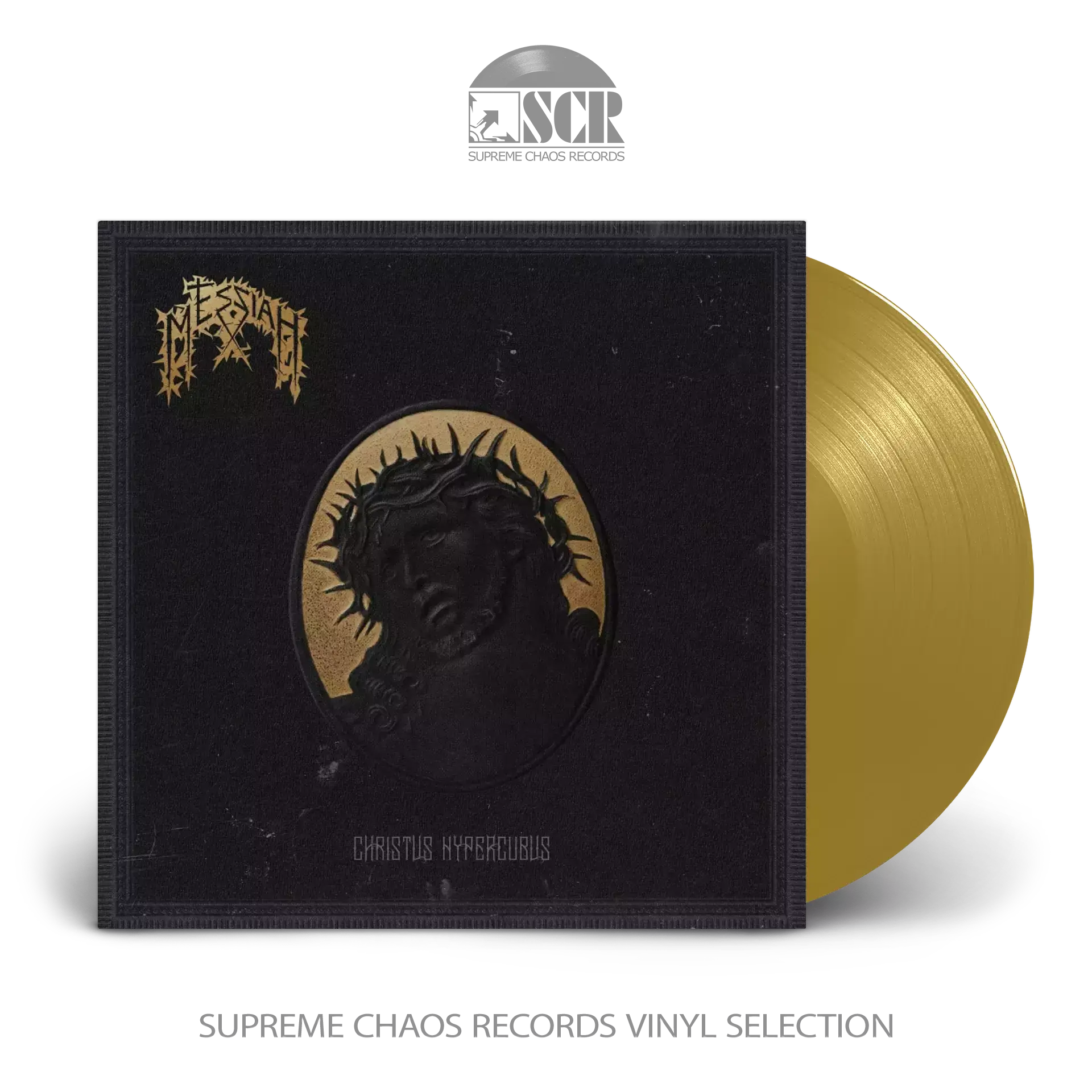 MESSIAH · Christus Hypercubus | GOLD LP MESSIAH · Christus Hypercubus | GOLD LP (Thrash Metal Vinyl)