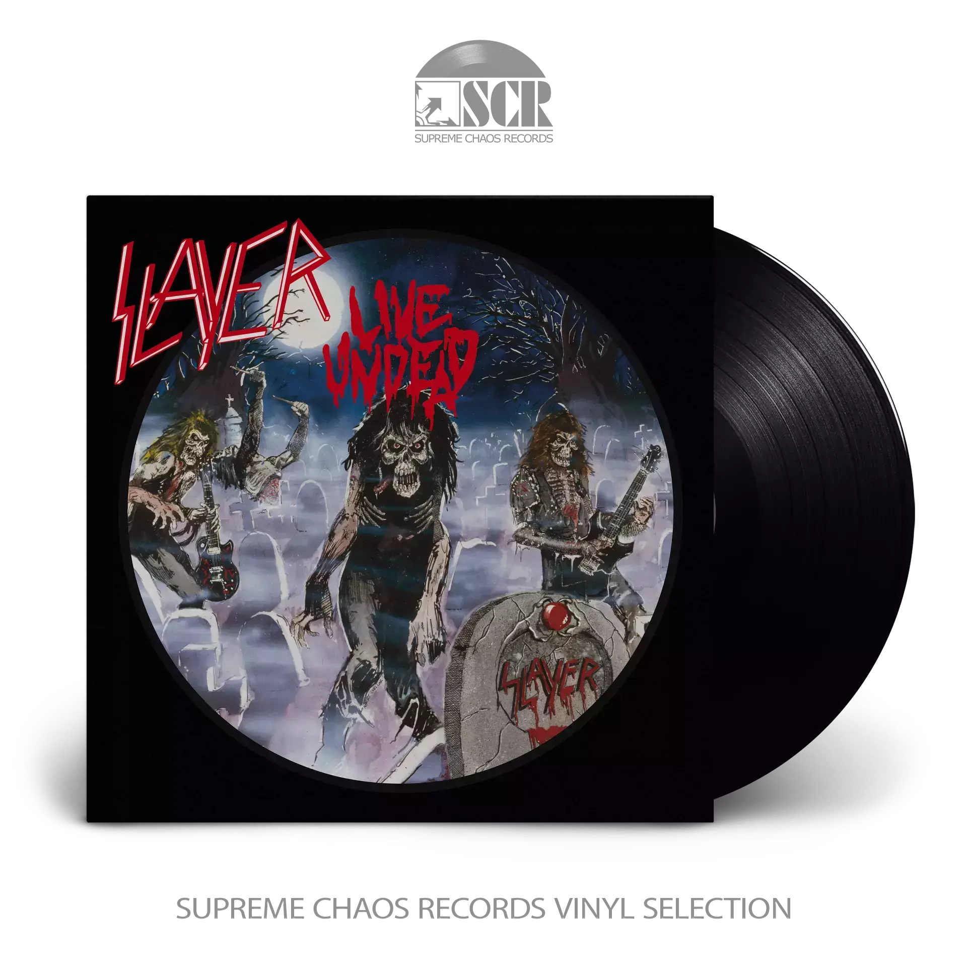 SLAYER · Live Undead | BLACK LP SLAYER · Live Undead | BLACK LP (Thrash Metal Vinyl)