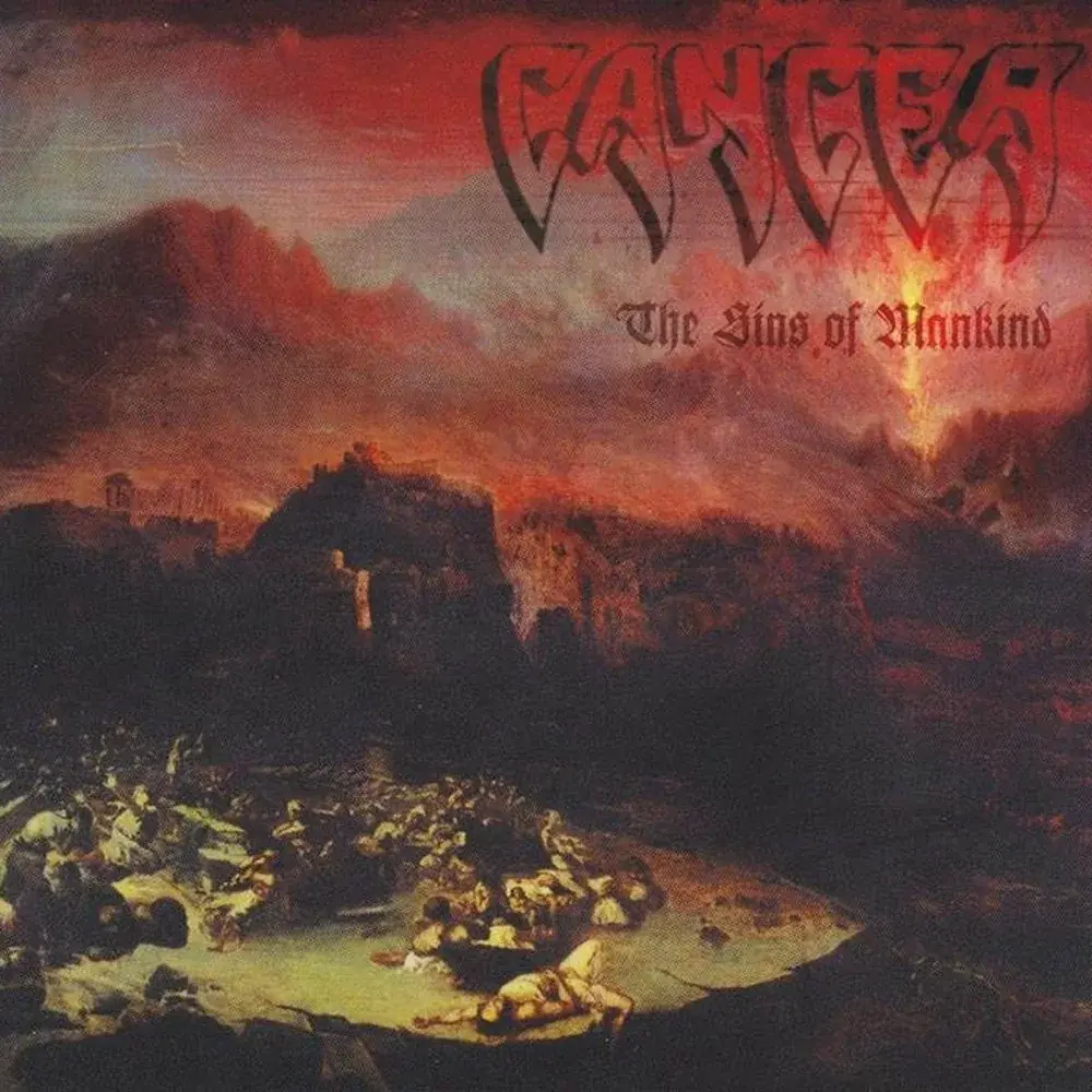CANCER - The Sins Of Mankind · SILVER LP · Bild 1 CANCER - The Sins Of Mankind · SILVER LP (Death Metal Vinyl) · Bild 1
