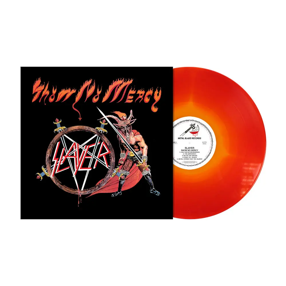 SLAYER - Show No Mercy · ORANGE/RED LP SLAYER - Show No Mercy · ORANGE/RED LP (Thrash Metal Vinyl)