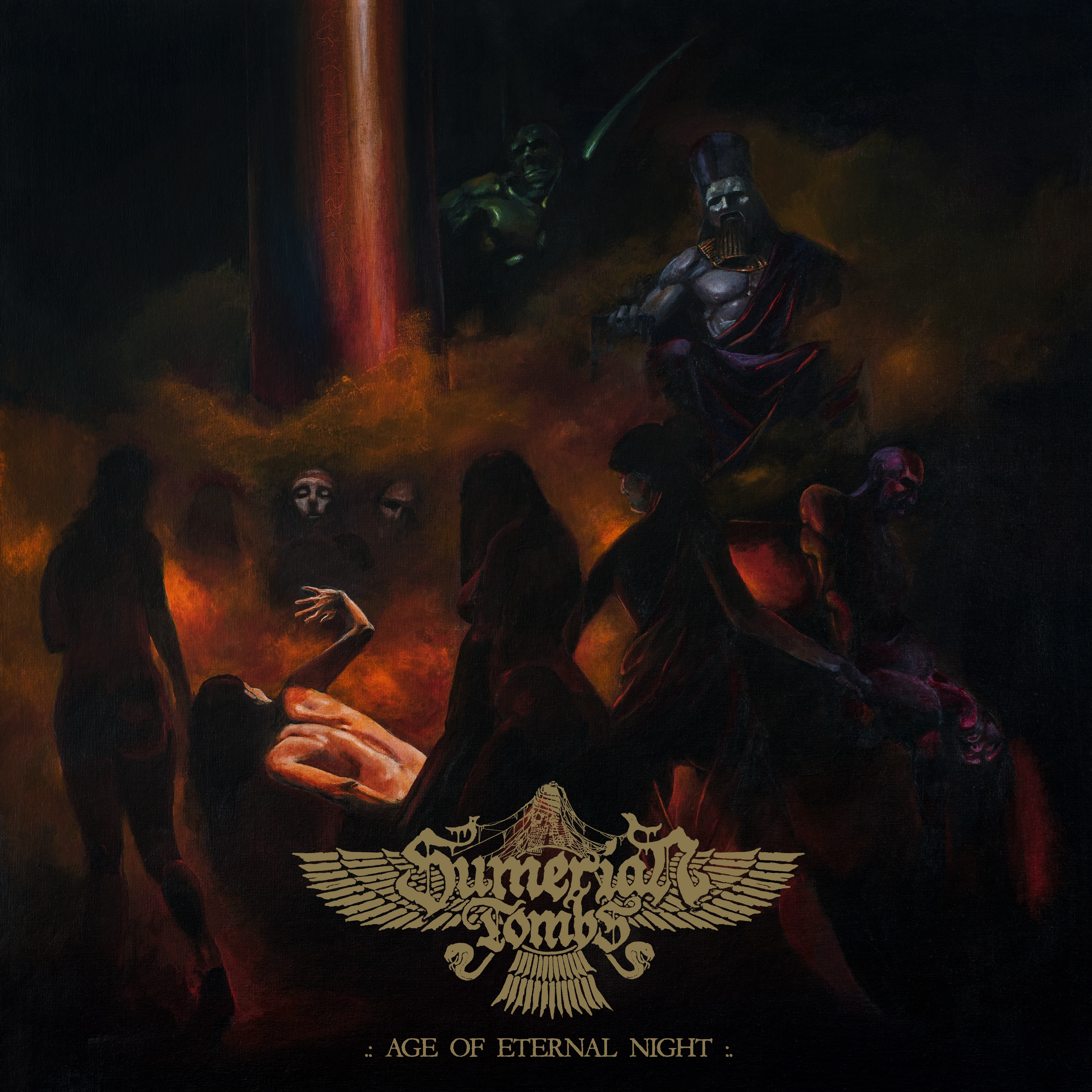 SUMERIAN TOMBS · Age Of Eternal Night | GOLD LP (Black Metal/Death Metal Vinyl) · Bild 1