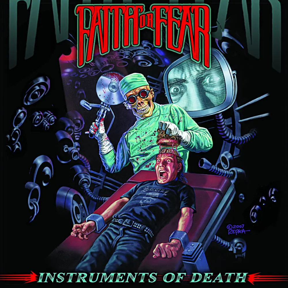 FAITH OR FEAR - Instruments Of Death · SPLATTER LP (Thrash Metal Vinyl) · Bild 1