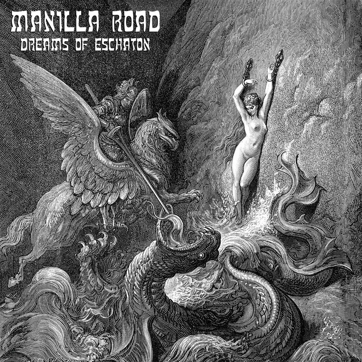 MANILLA ROAD · Dreams Of Eschaton | WHITE/GREY SPLATTER 2LP (Heavy Metal Vinyl) · Bild 1