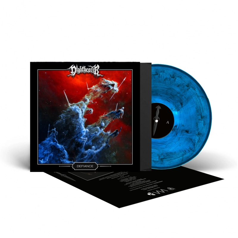 NIGHTBEARER · Defiance | BLUE/BLACK LP (Death Metal Vinyl) · Bild 2
