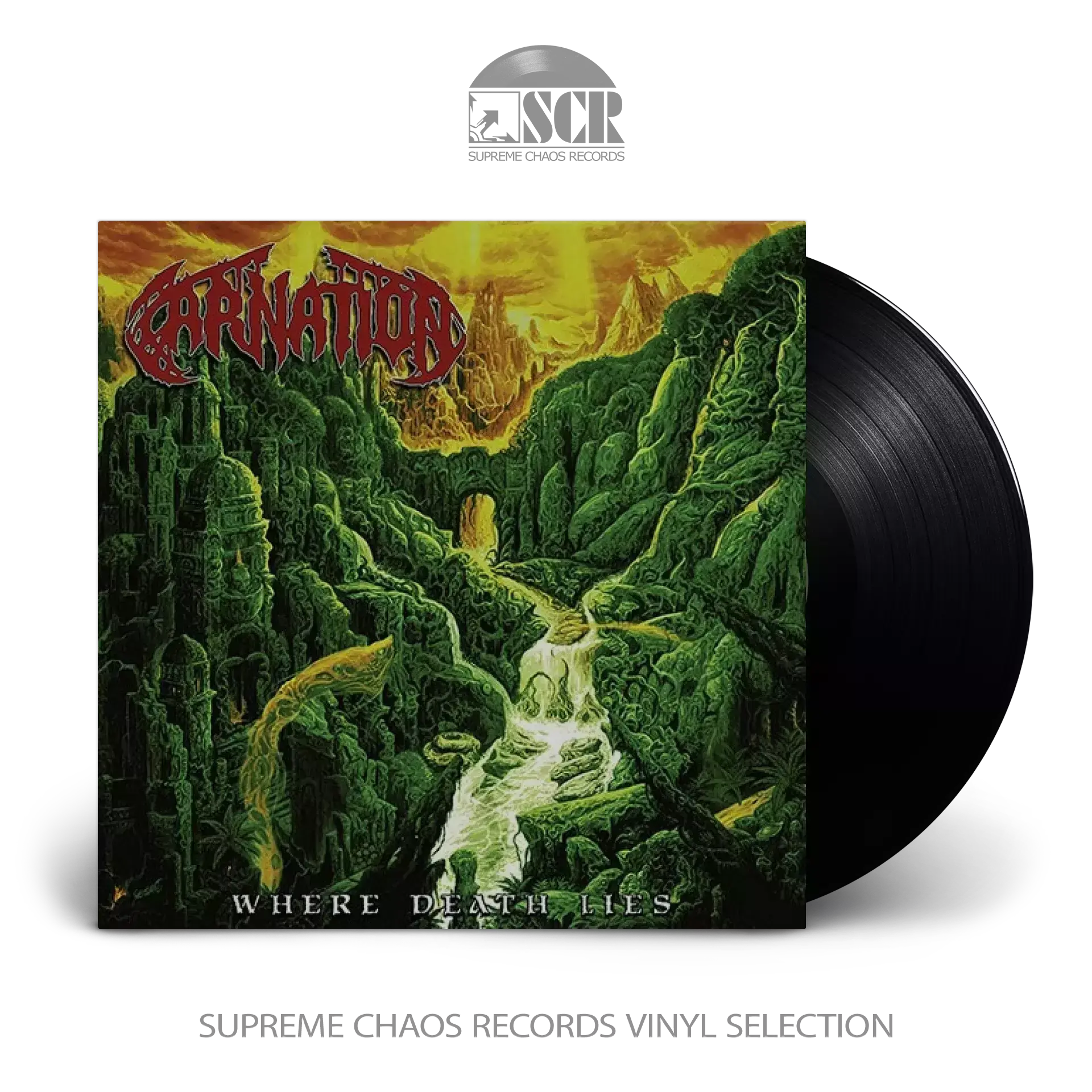 CARNATION · Where Death Lies | BLACK LP CARNATION · Where Death Lies | BLACK LP (Death Metal Vinyl)