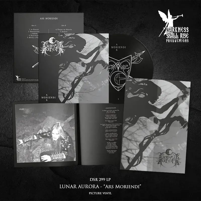 LUNAR AURORA - Ars Moriendi · PICTURE LP LUNAR AURORA - Ars Moriendi · PICTURE LP (Black Metal Vinyl)