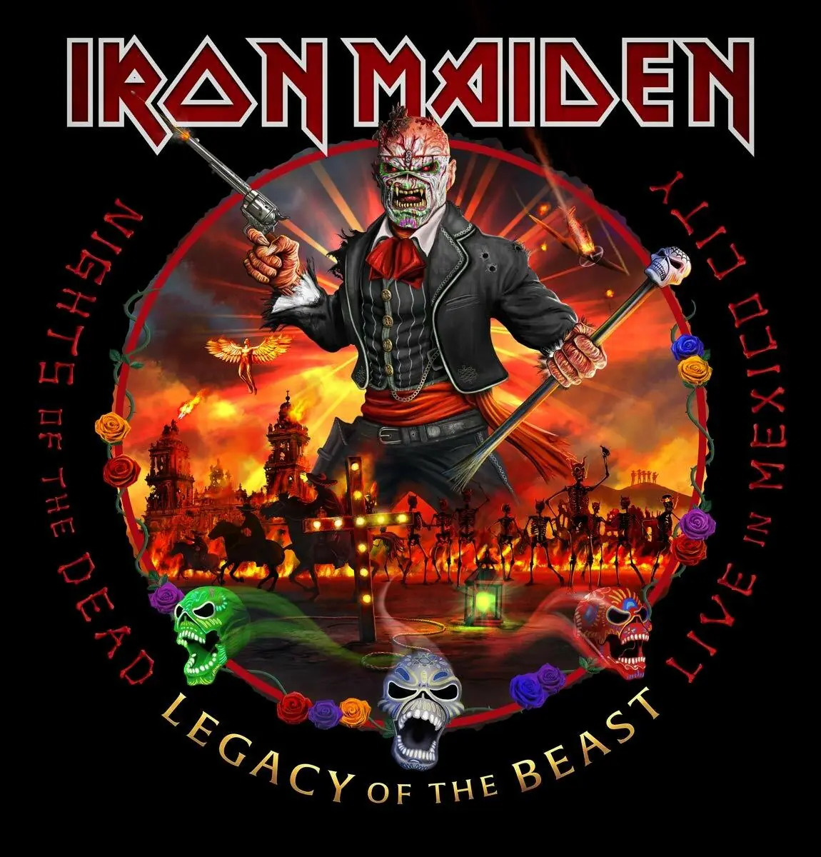 IRON MAIDEN · Nights Of The Dead - Legacy Of The Beast - Live In Mexico City | BLACK 3LP (Heavy Metal Vinyl) · Bild 1