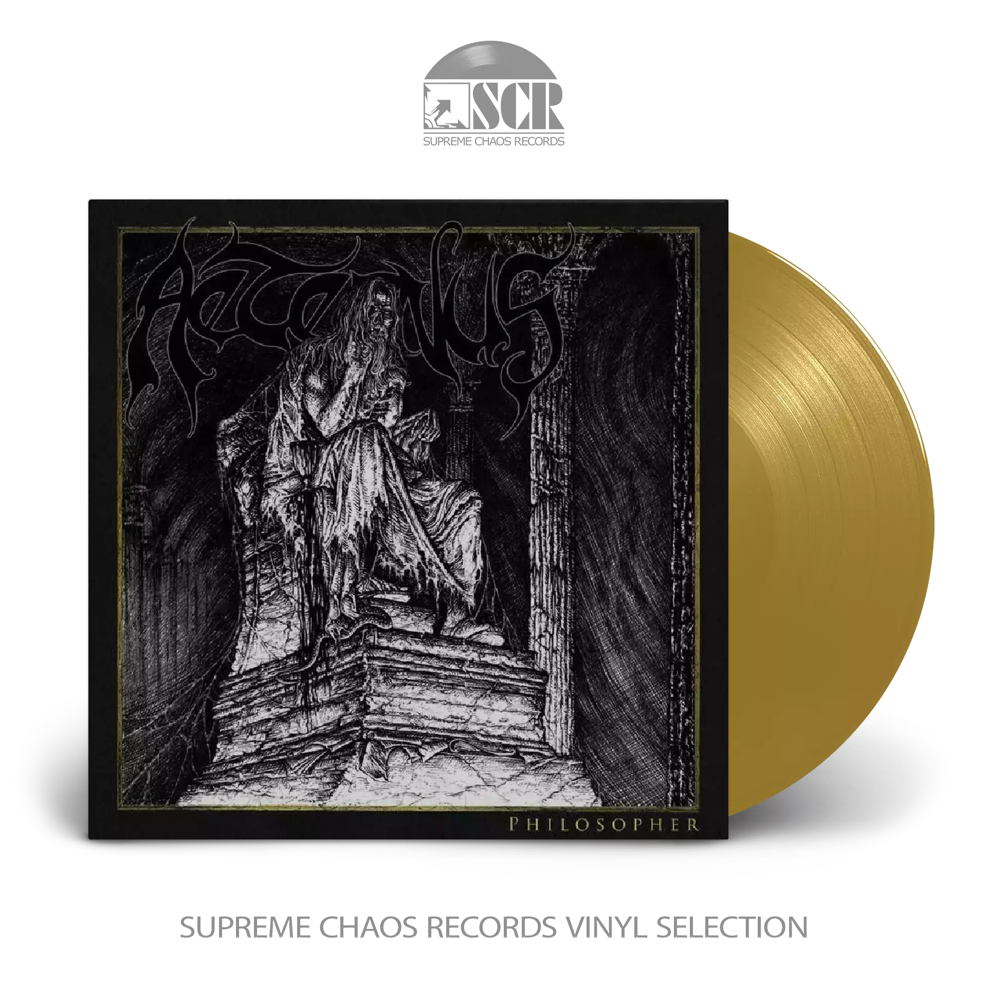 AETERNUS - Philosopher · GOLD LP AETERNUS - Philosopher · GOLD LP (Dark Metal Vinyl)