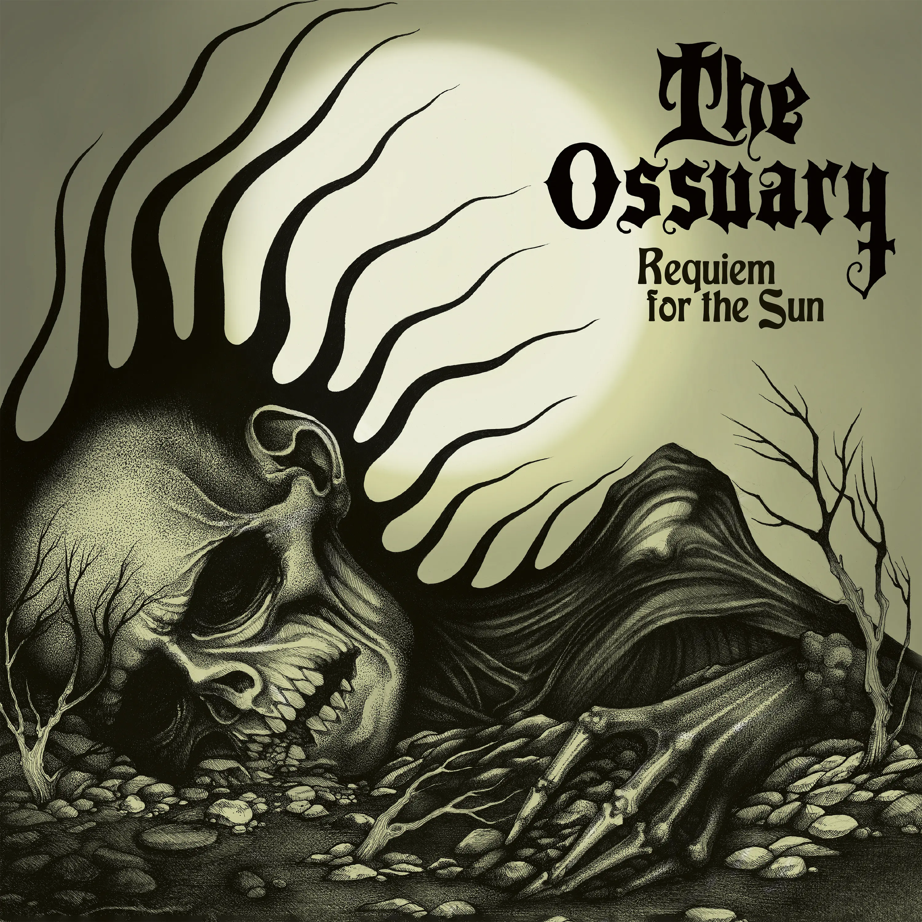 THE OSSUARY - Requiem For The Sun · OLIVE GREEN LP (Doom Metal/Doom Rock/Occult Rock Vinyl) · Bild 1