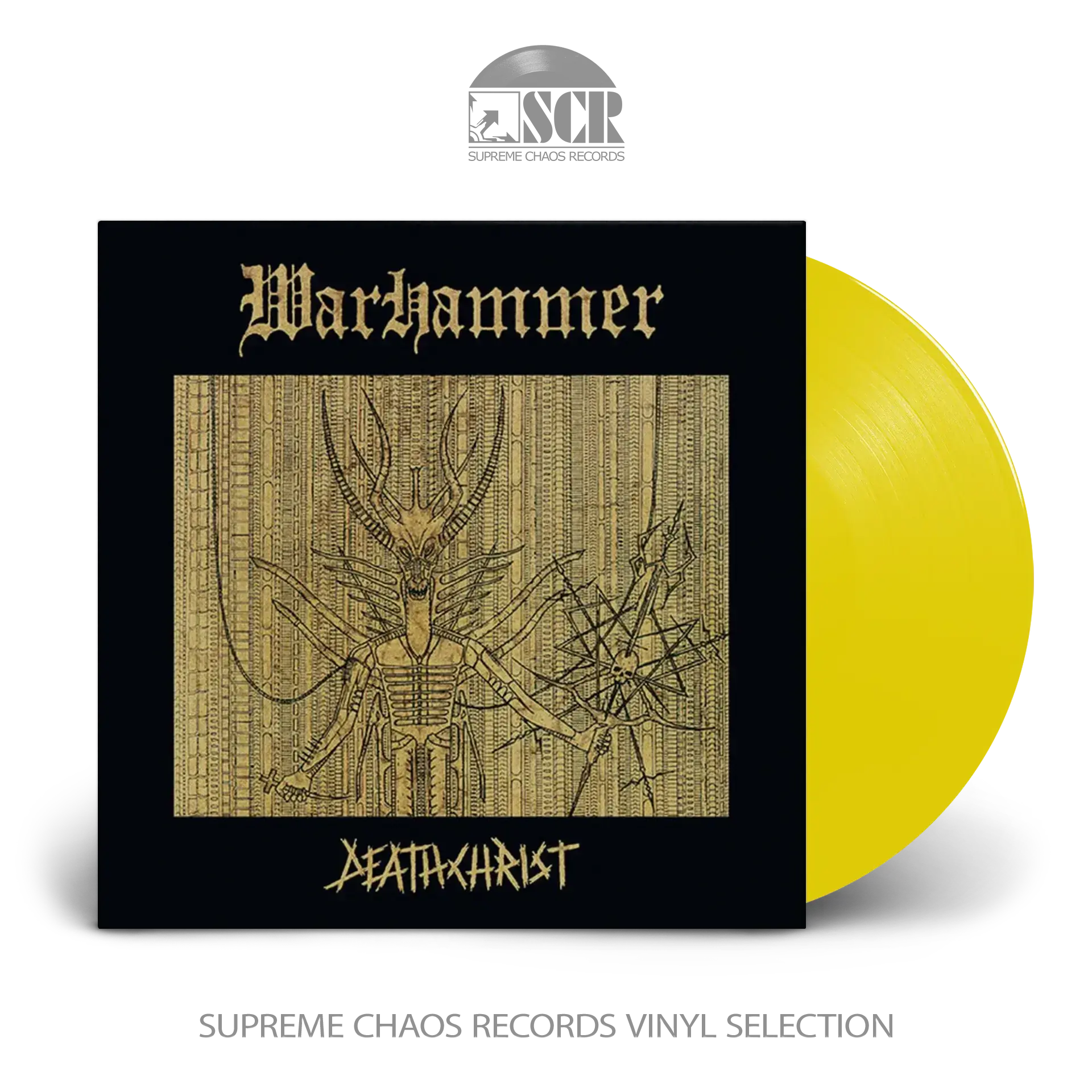 WARHAMMER · Deathchrist | YELLOW LP WARHAMMER · Deathchrist | YELLOW LP (Doom Metal/Death Metal/Thrash Metal Vinyl)