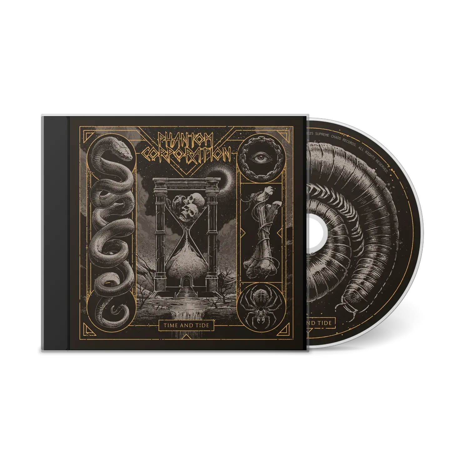 PHANTOM CORPORATION · Time And Tide | CD · Bild 2 PHANTOM CORPORATION · Time And Tide | CD (Thrash Metal/D-Beat/Death Metal CDs) · Bild 2