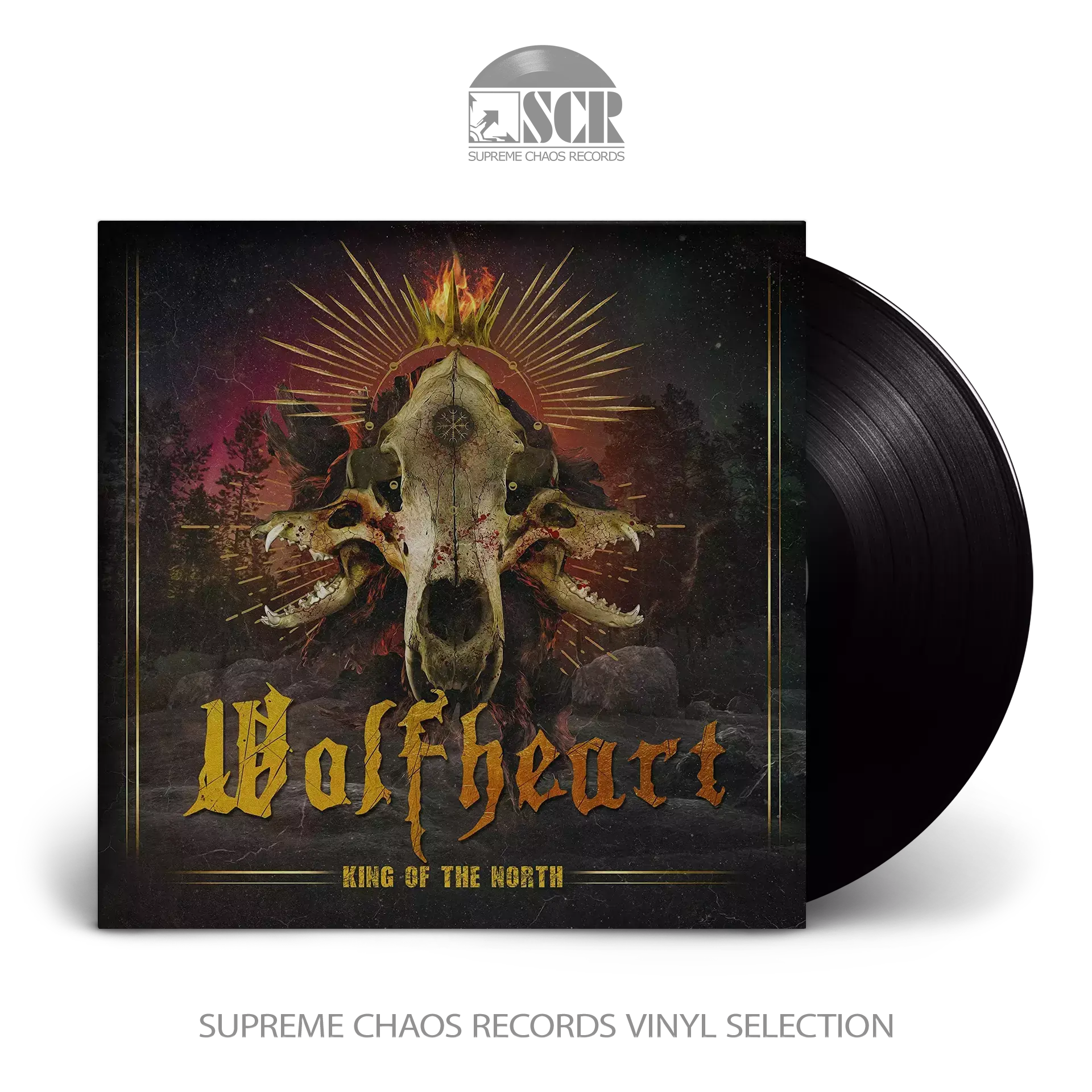 WOLFHEART - King Of The North · BLACK LP (Melodic Death Metal Vinyl)