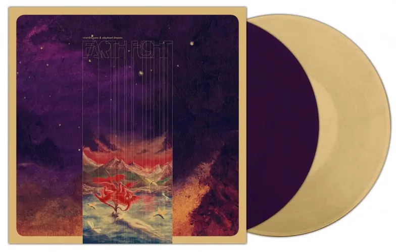 EARTH FLIGHT - Riverdragons & Elephant Dreams · AMBER/PURPLE 2LP EARTH FLIGHT - Riverdragons & Elephant Dreams · AMBER/PURPLE 2LP (Progressive Rock Vinyl)