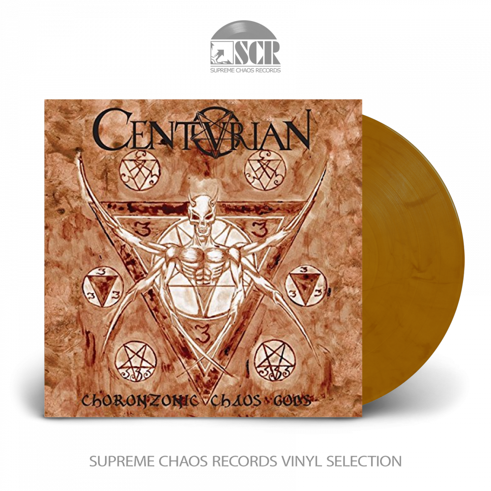 CENTURIAN - Choronzonic Chaos Gods · RUST BROWN LP CENTURIAN - Choronzonic Chaos Gods · RUST BROWN LP (Death Metal Vinyl)