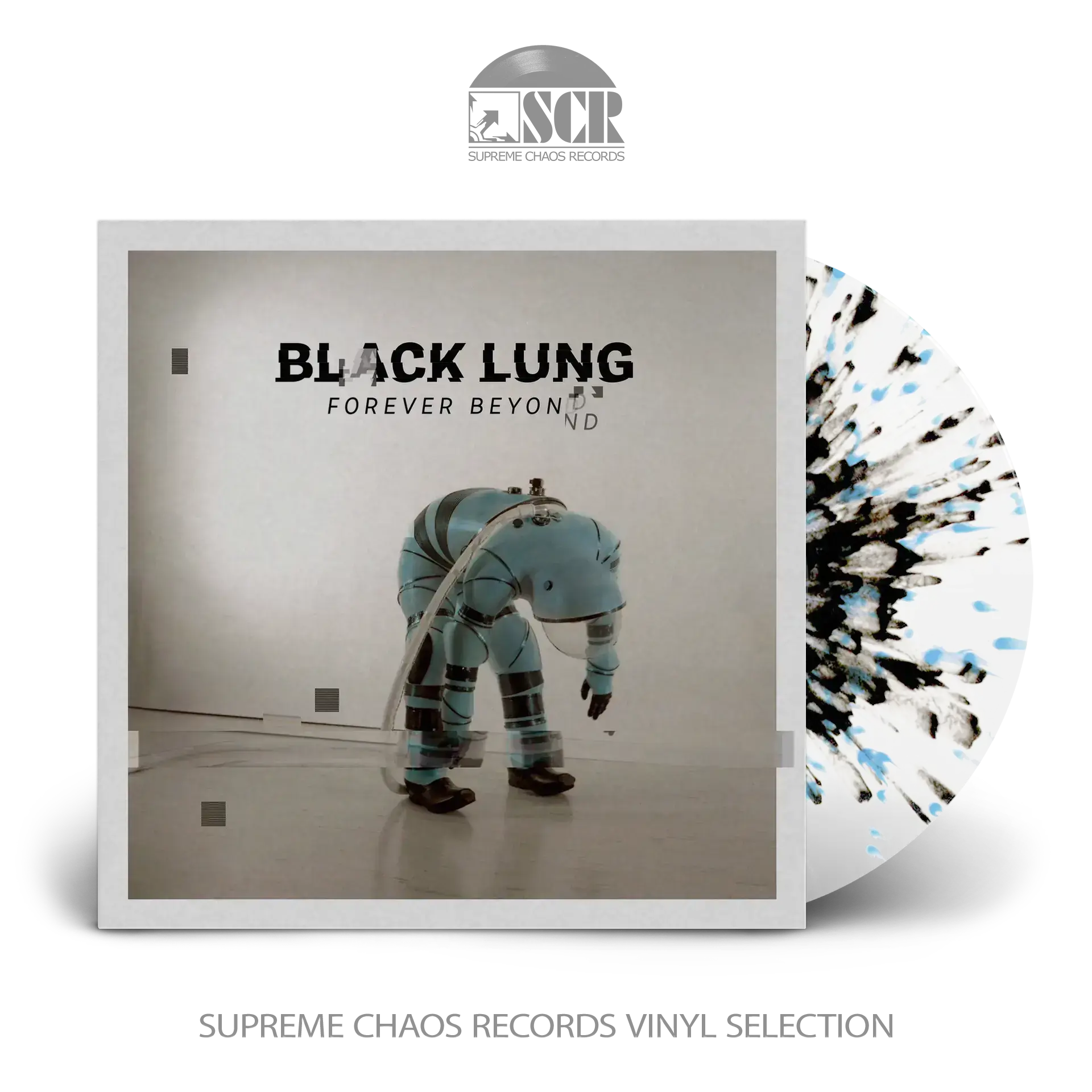 BLACK LUNG · Forever Beyond | CLEAR/BLUE/BLACK SPLATTER LP BLACK LUNG · Forever Beyond | CLEAR/BLUE/BLACK SPLATTER LP (Stoner Doom Vinyl)