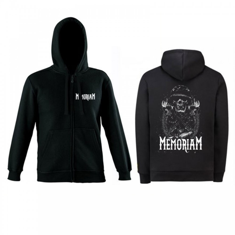 MEMORIAM - Onwards Into Battle Zipper · ZIP-L (Death Metal Clothes)