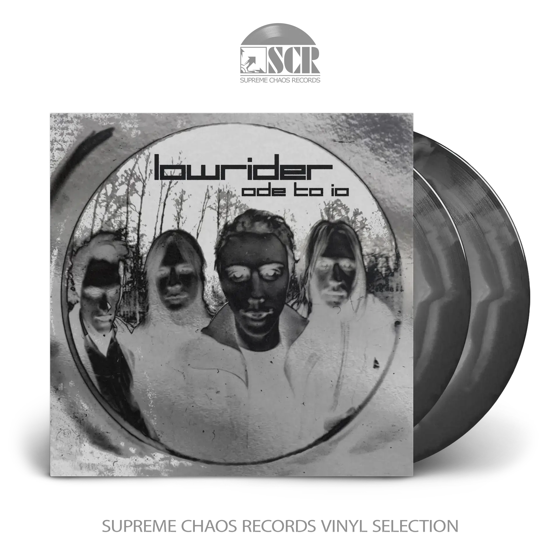 LOWRIDER · Ode To Io (25th Anniversary Deluxe Edition) | SILVER/WHITE/BLACK 2LP (Stoner Rock/Desert Rock Vinyl)