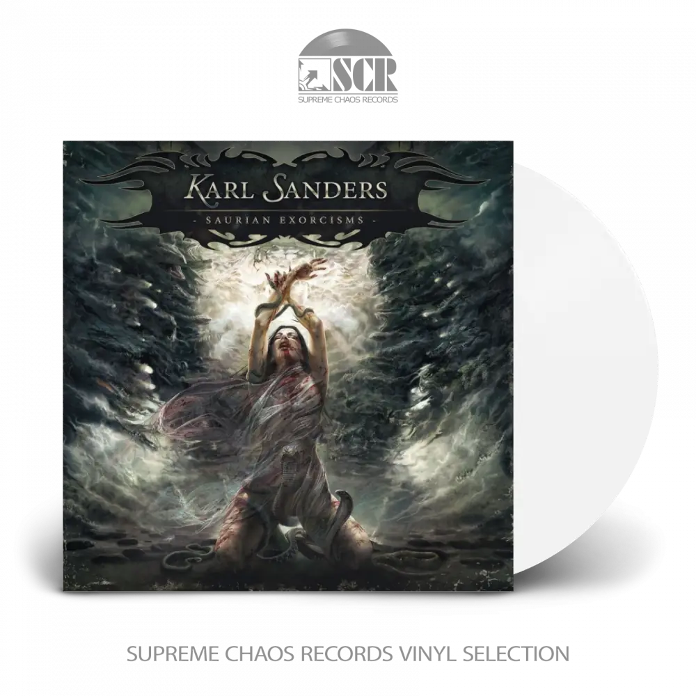 KARL SANDERS - Saurian Exorcisms · WHITE LP KARL SANDERS - Saurian Exorcisms · WHITE LP (Rock/Progressive Rock Vinyl)