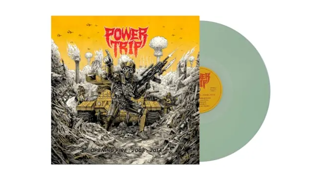 POWER TRIP · Opening Fire: 2008-2014 | COKE BOTTLE CLEAR GREEN LP POWER TRIP · Opening Fire: 2008-2014 | COKE BOTTLE CLEAR GREEN LP (Thrash Metal Vinyl)
