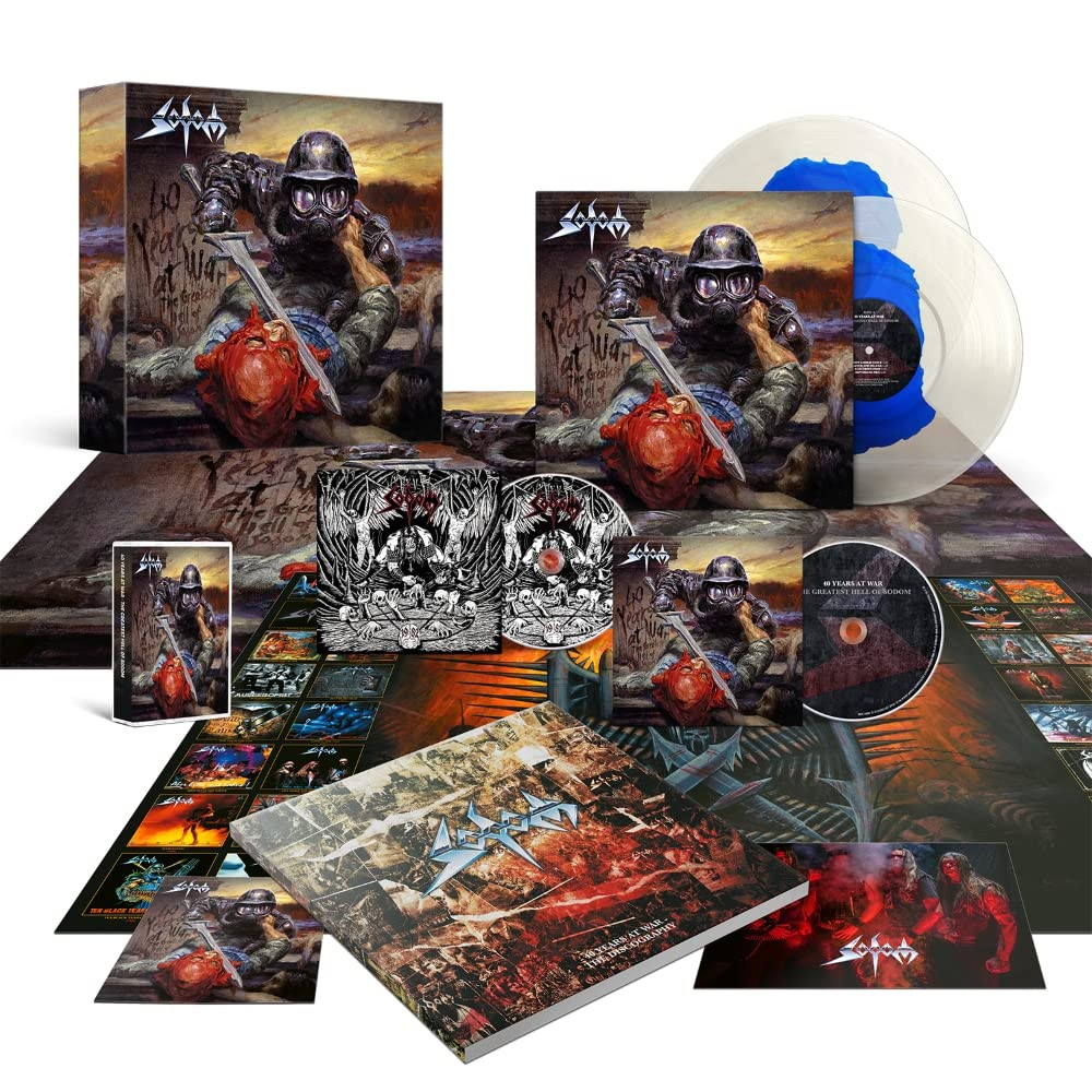 SODOM - 40 Years At War - The Greatest Hell Of Sodom · LIMITED LP BOXSET SODOM - 40 Years At War - The Greatest Hell Of Sodom · LIMITED LP BOXSET (Thrash Metal Vinyl)