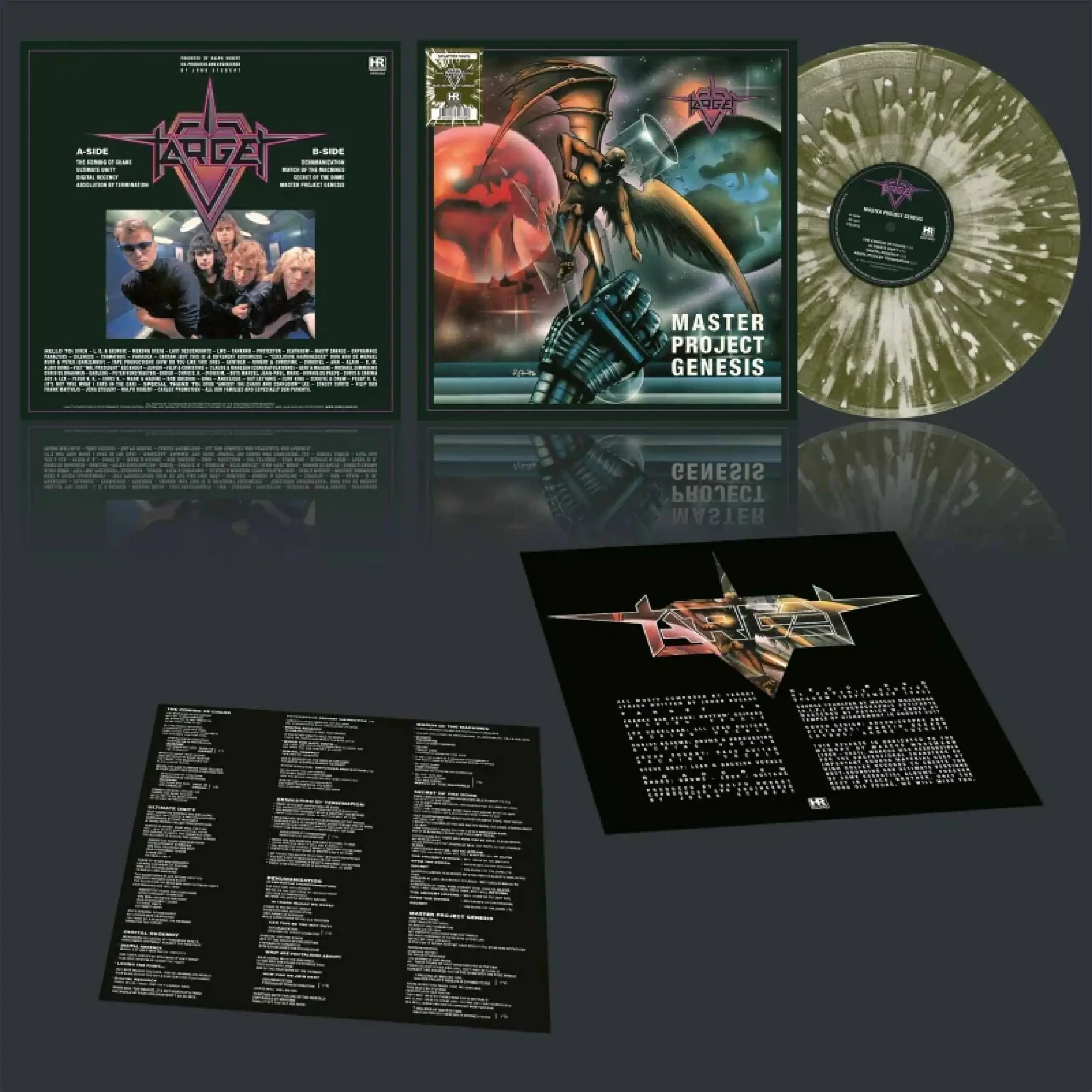 TARGET · Master Project Genesis | SPLATTER LP (Thrash Metal Vinyl)