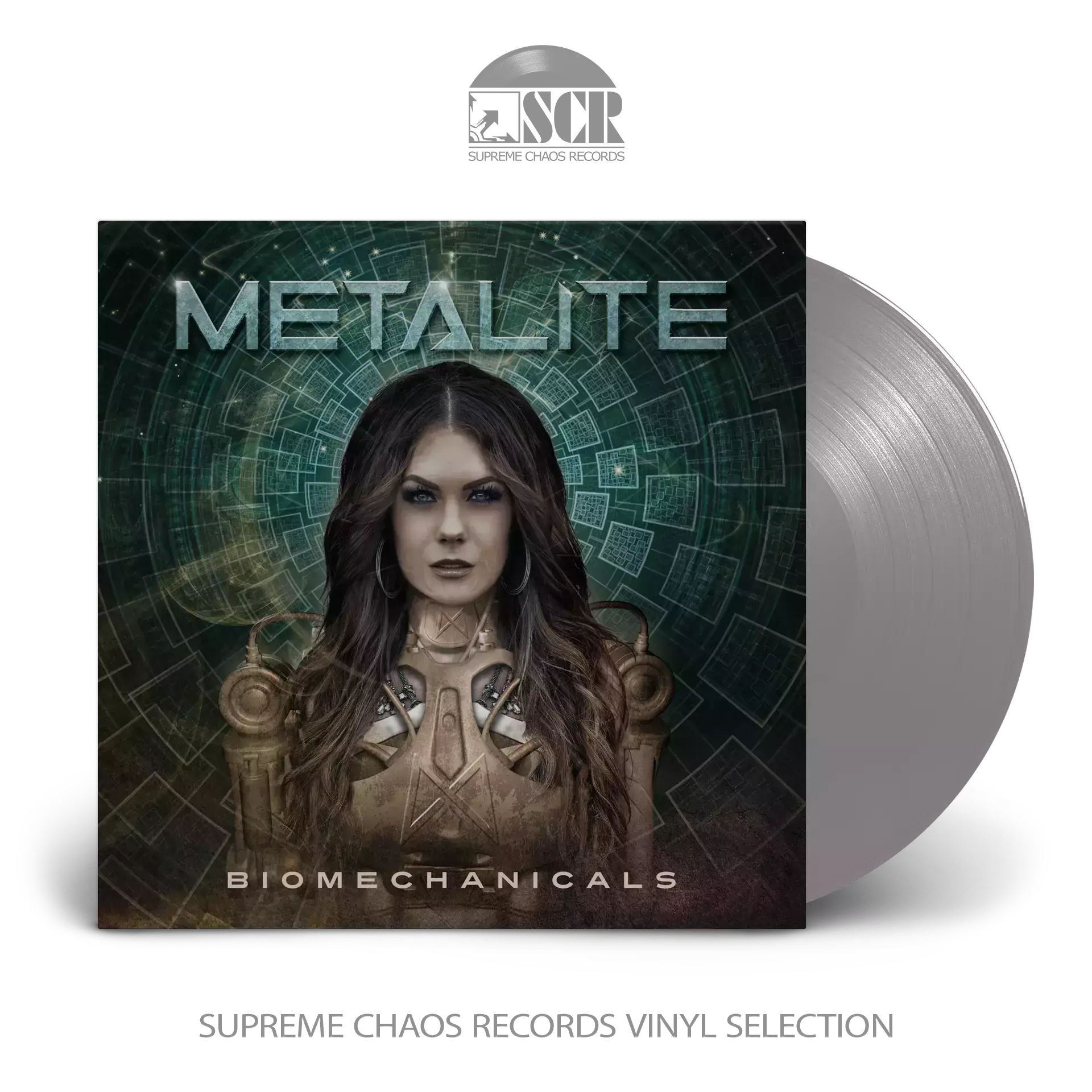 METALITE · Biomechanicals | SILVER LP (Heavy Metal Vinyl)