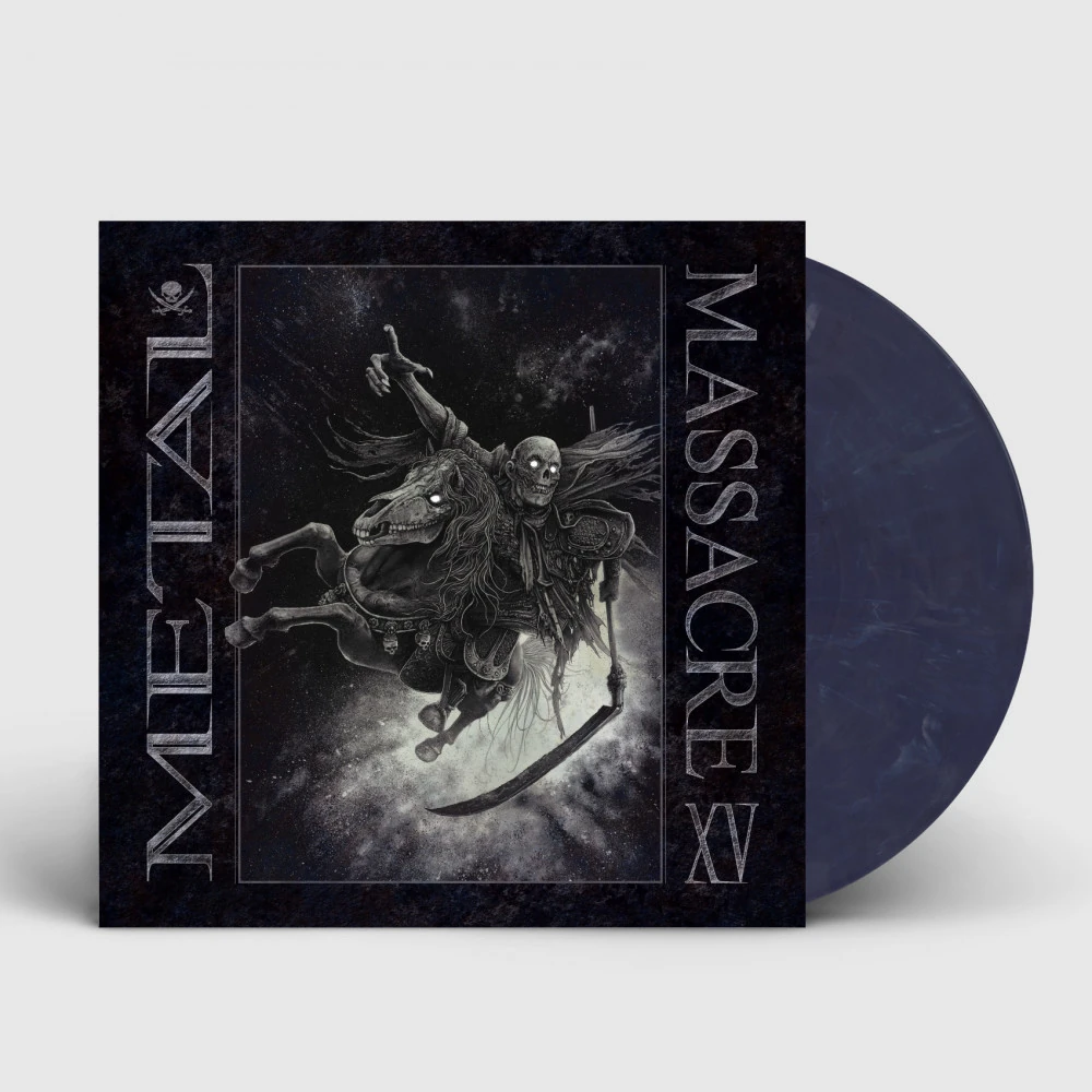 VARIOUS · Metal Massacre XV | NIGHT BLUE LP (Heavy Metal Vinyl)