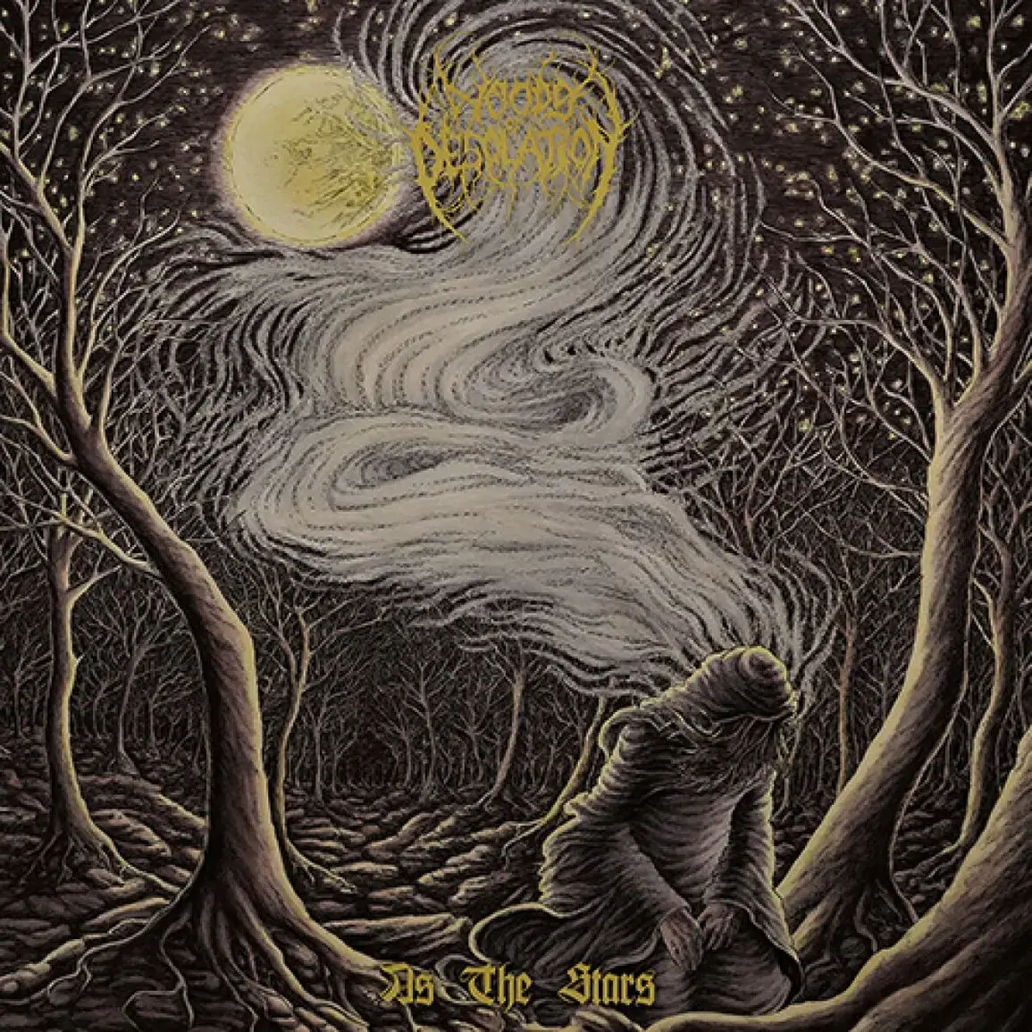 WOODS OF DESOLATION - As the Stars · BLACK LP · Bild 1 WOODS OF DESOLATION - As the Stars · BLACK LP (Black Metal Vinyl) · Bild 1