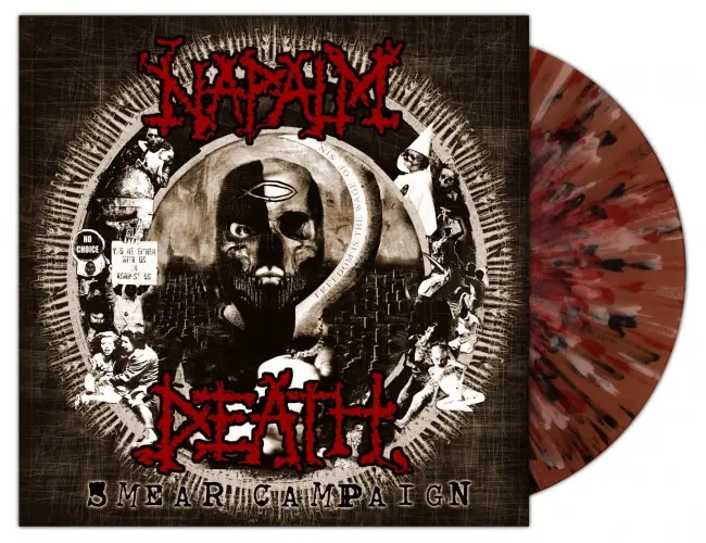 NAPALM DEATH · Smear Campaign | SPLATTER LP NAPALM DEATH · Smear Campaign | SPLATTER LP (Grindcore Vinyl)