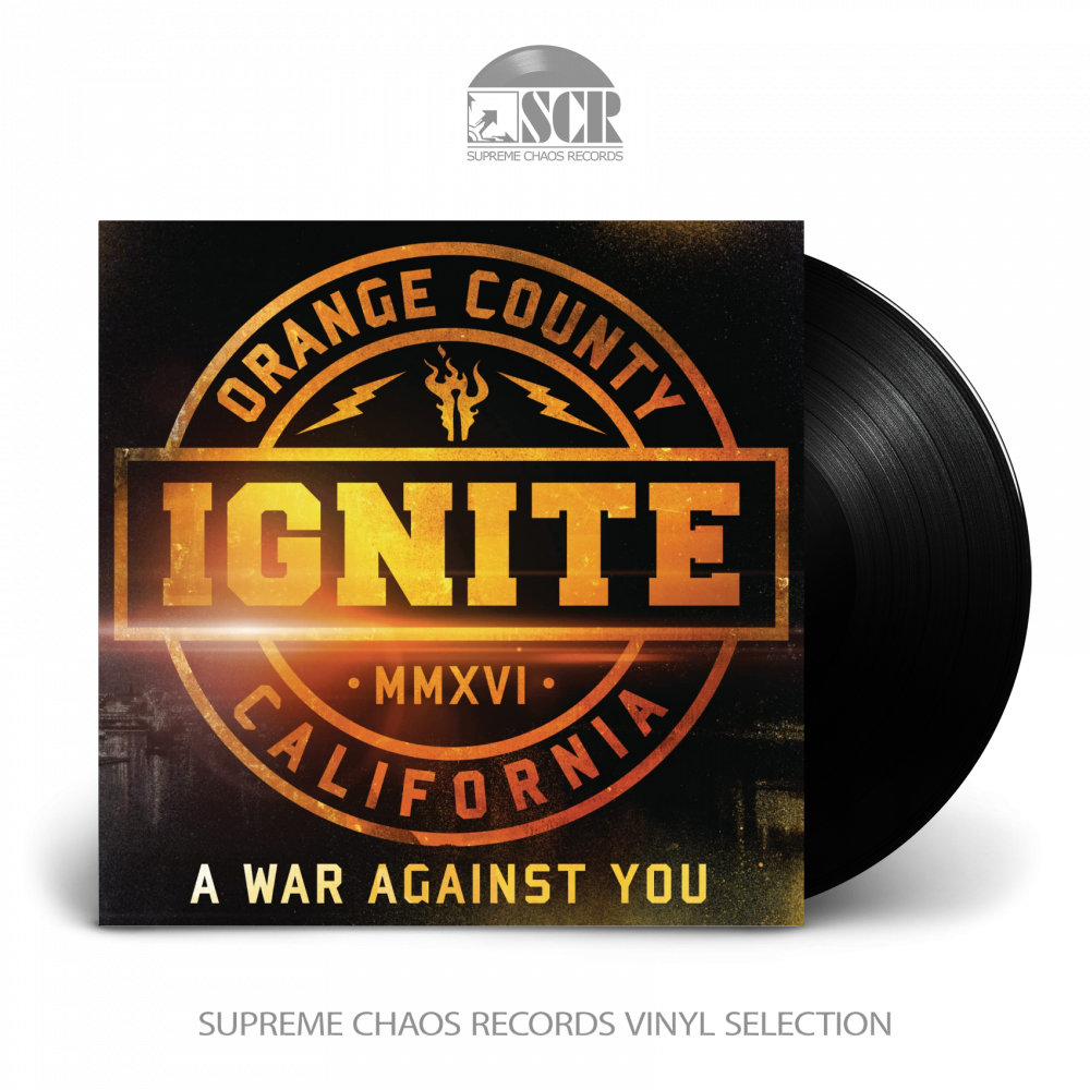 IGNITE - A War Against You · BLACK LP (Hardcore Vinyl)