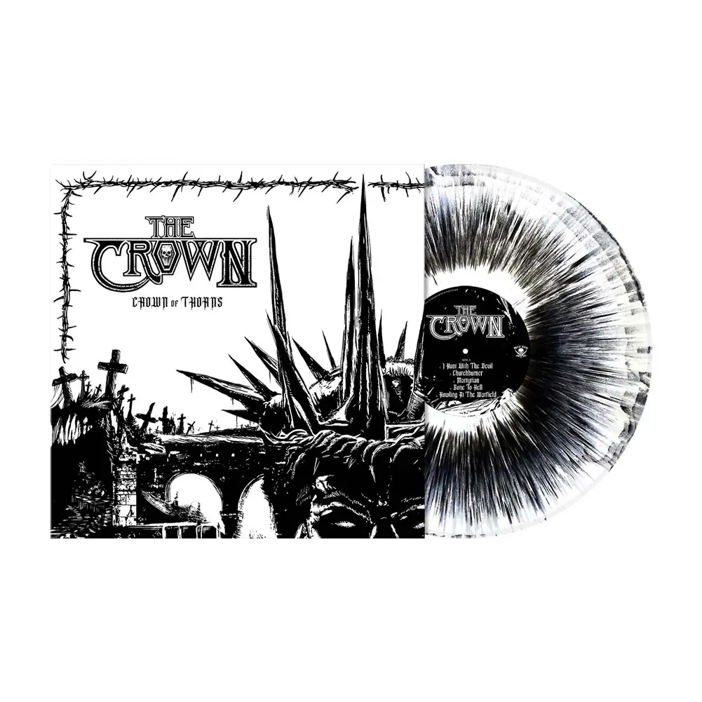 THE CROWN · Crown Of Thorns | WHITE "BLACKDUST" LP (Thrash Metal/Death Metal Vinyl)