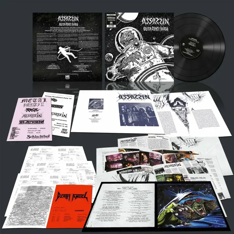 ASSASSIN - Outer Space Death · BLACK LP · Bild 2 ASSASSIN - Outer Space Death · BLACK LP (Thrash Metal Vinyl) · Bild 2
