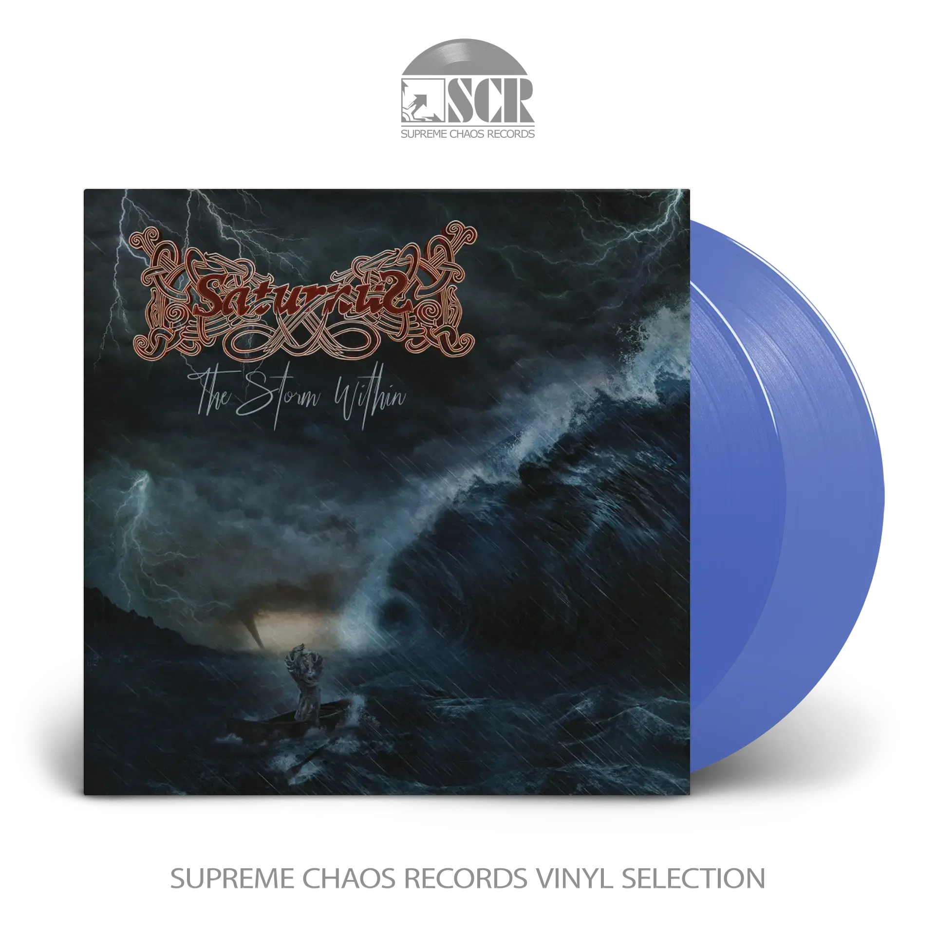 SATURNUS - The Storm Within · TRANSPARENT BLUE 2LP (Doom Metal/Death Metal Vinyl)