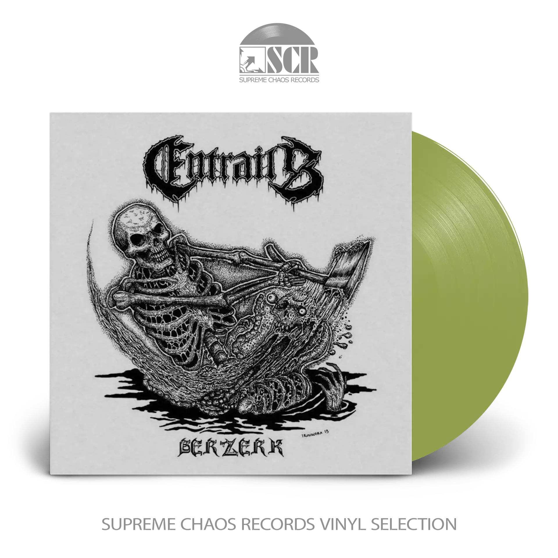ENTRAILS - Berzerk · 7" EP - GREEN EP (Death Metal Vinyl)