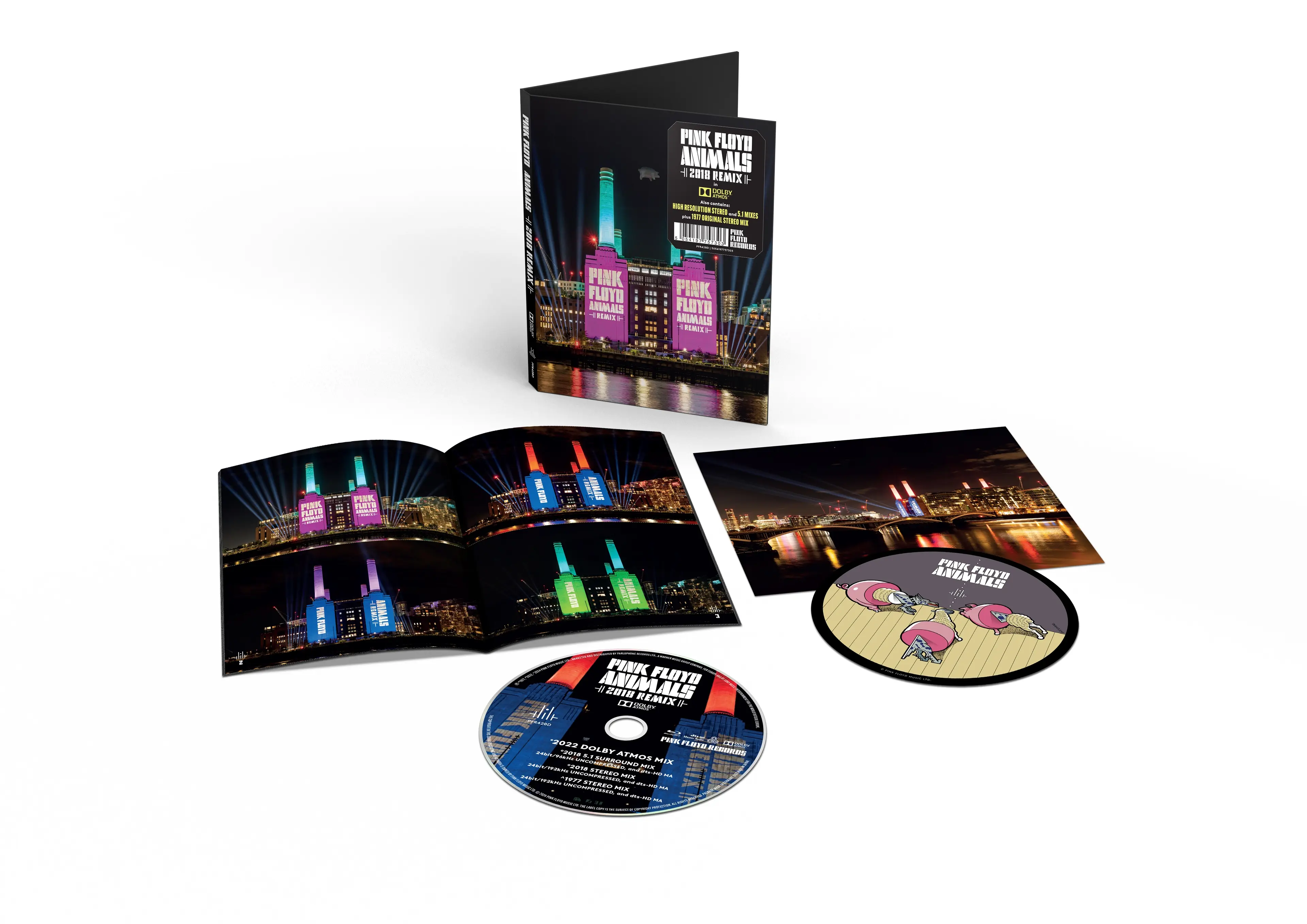 PINK FLOYD - Animals - 2018 Remix - Dolby Atmos · DIGIPAK BLU-RAY PINK FLOYD - Animals - 2018 Remix - Dolby Atmos · DIGIPAK BLU-RAY (Psychedelic Rock CDs)