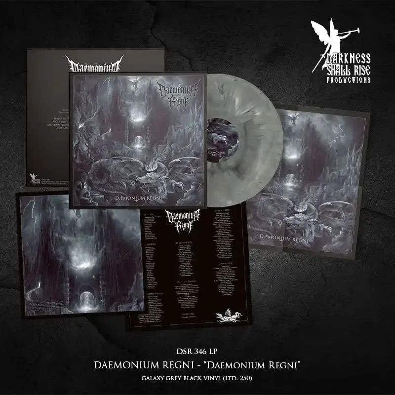 DAEMONIUM REGNI · Daemonium Regni | GREY/BLACK GALAXY LP (Black Metal/Death Metal Vinyl) · Bild 2