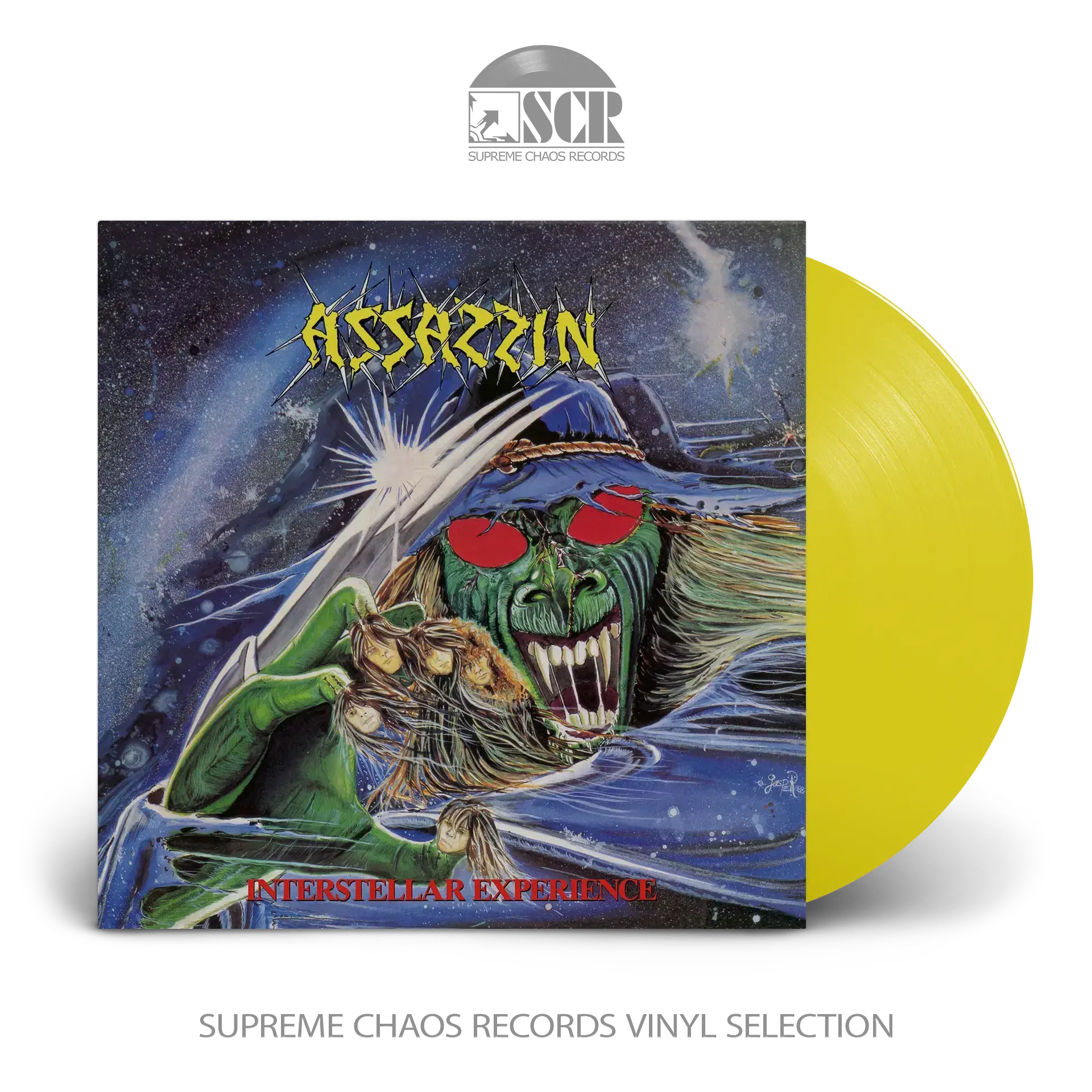 ASSASSIN · Interstellar Experience | YELLOW LP (Thrash Metal Vinyl)