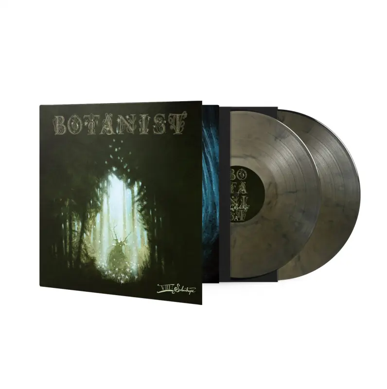 BOTANIST · VIII: Selenotrope | GOLD/BLACK SMOKE DLP (Avantgarde Black Metal Vinyl)