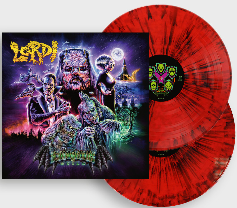 LORDI · Screem Writers Guild | OPAQUE RED/BLACK SPLATTER DLP (Hard Rock Vinyl)