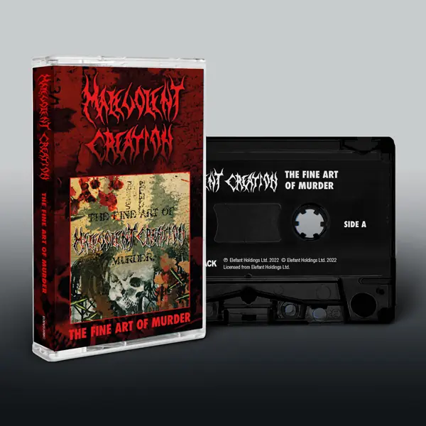 MALEVOLENT CREATION - The Fine Art Of Murder · BLACK TAPE MALEVOLENT CREATION - The Fine Art Of Murder · BLACK TAPE (Death Metal Tapes)