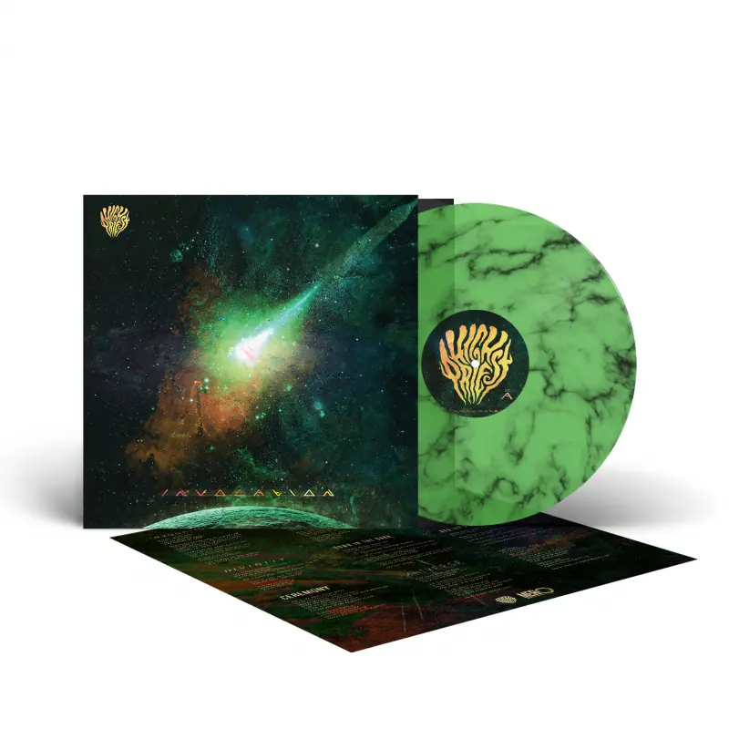 HIGH PRIEST · Invocation | LIME/BLACK MARBLE LP (Doom / Stoner Vinyl)