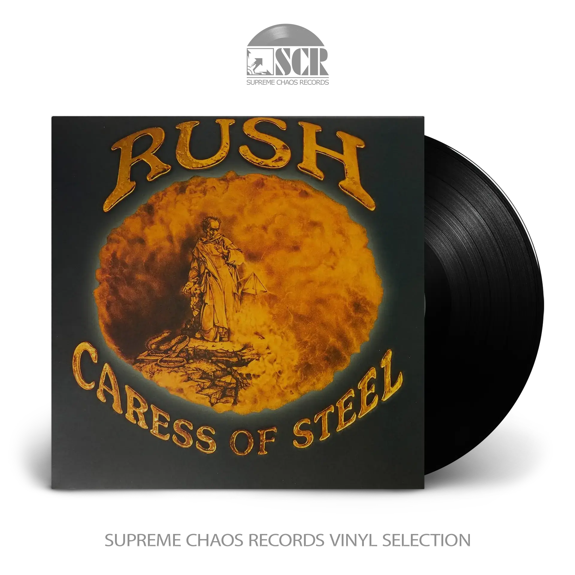 RUSH · Caress Of Steel | BLACK LP (Progressive Rock/Hard Rock Vinyl)