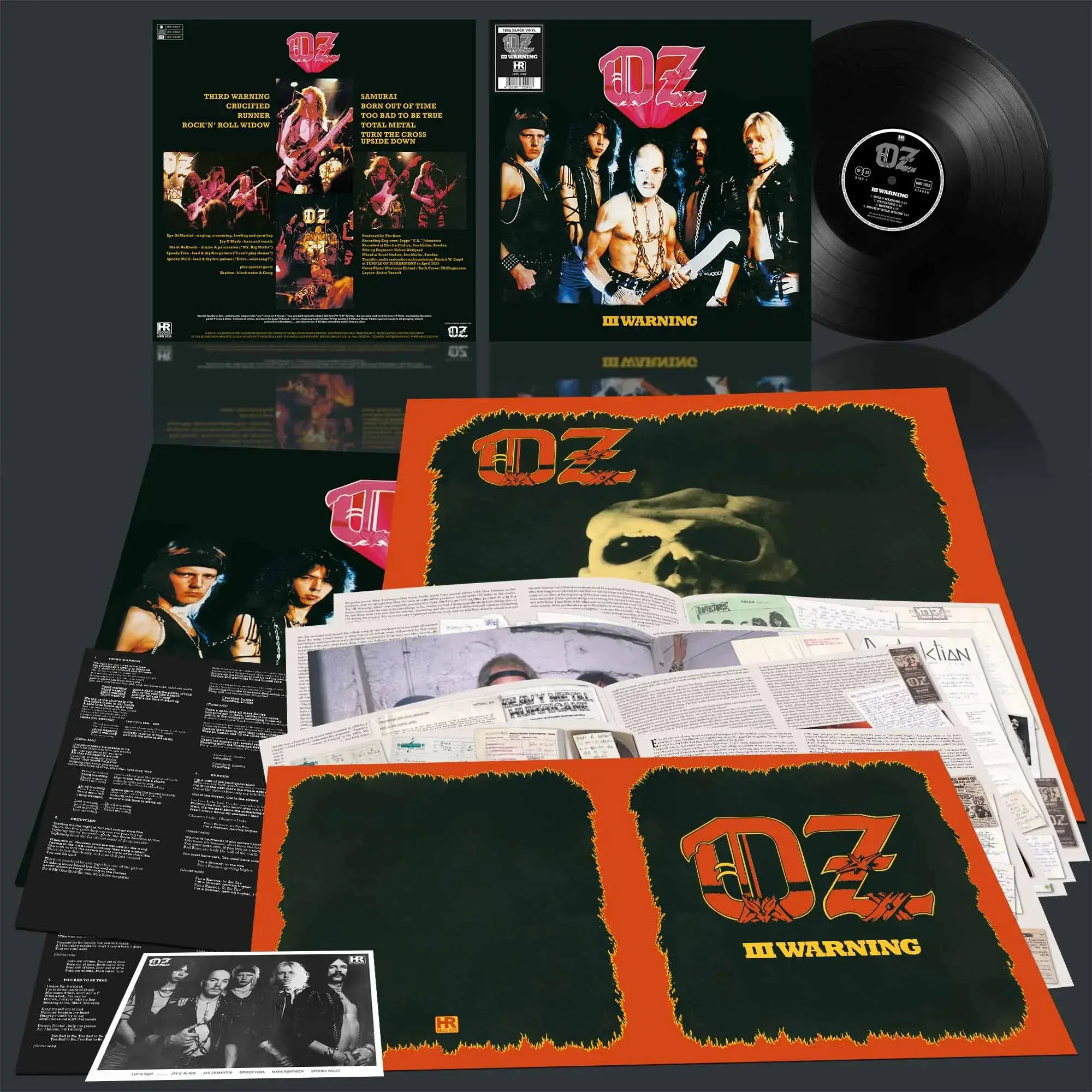 OZ · III Warning | BLACK LP (Heavy Metal Vinyl) · Bild 2
