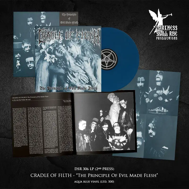 CRADLE OF FILTH - The Principle of Evil Made Flesh · AQUA BLUE LP · Bild 2 CRADLE OF FILTH - The Principle of Evil Made Flesh · AQUA BLUE LP (Black Metal/Gothic Metal Vinyl) · Bild 2