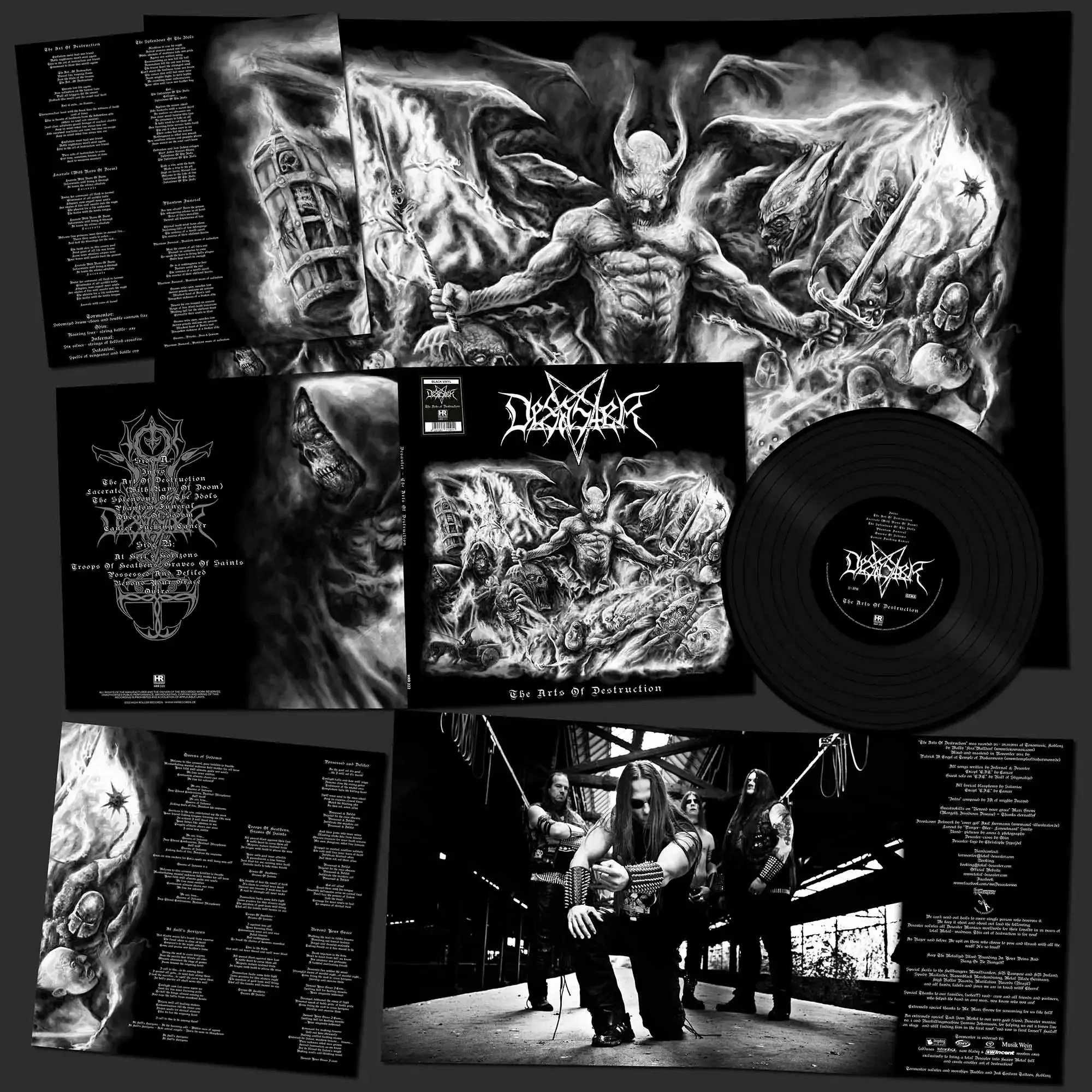 DESASTER - The Arts Of Destruction · BLACK LP (Thrash Metal Vinyl) · Bild 2