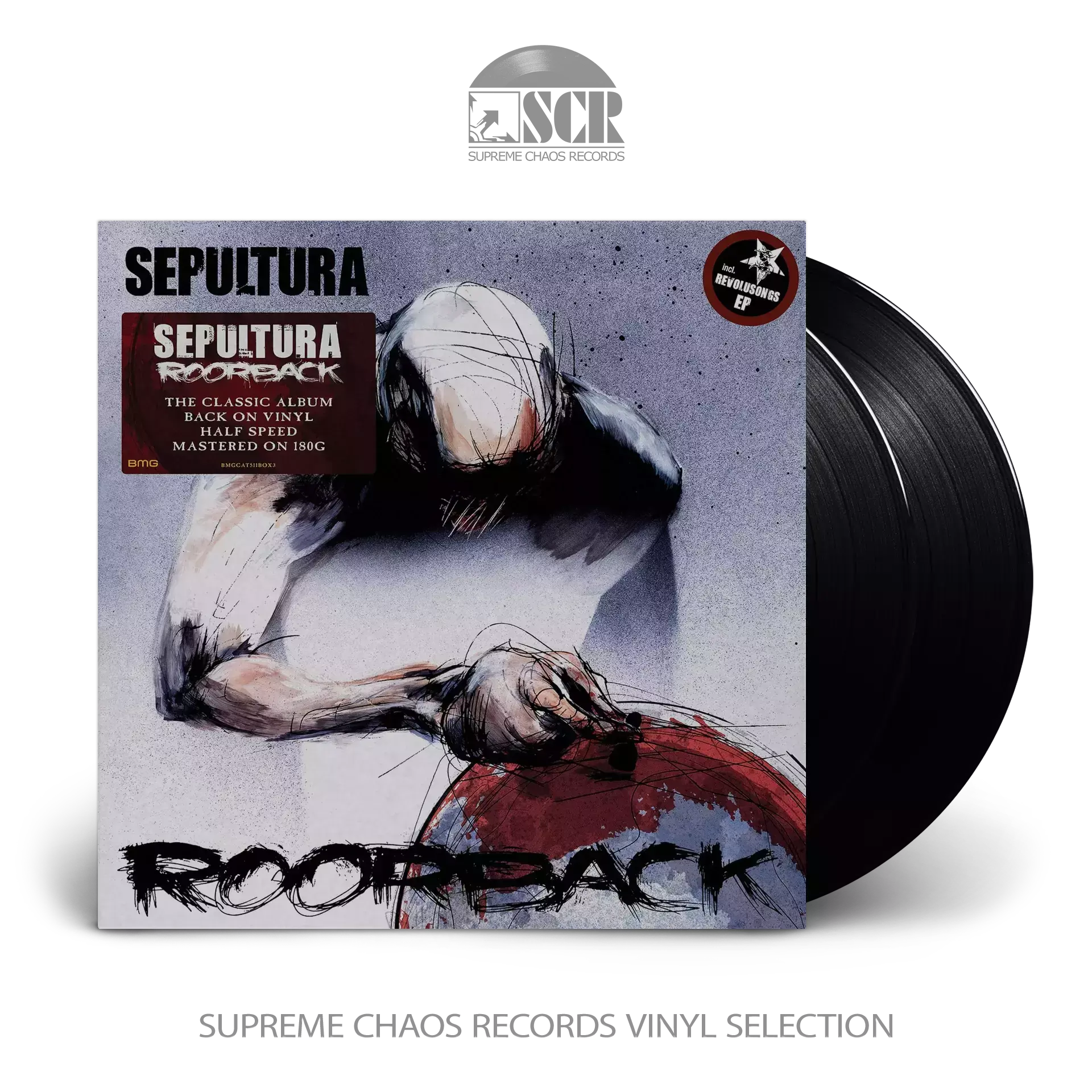 SEPULTURA · Roorback (Half Speed Mastering) | BLACK 2LP SEPULTURA · Roorback (Half Speed Mastering) | BLACK 2LP (Thrash Metal Vinyl)
