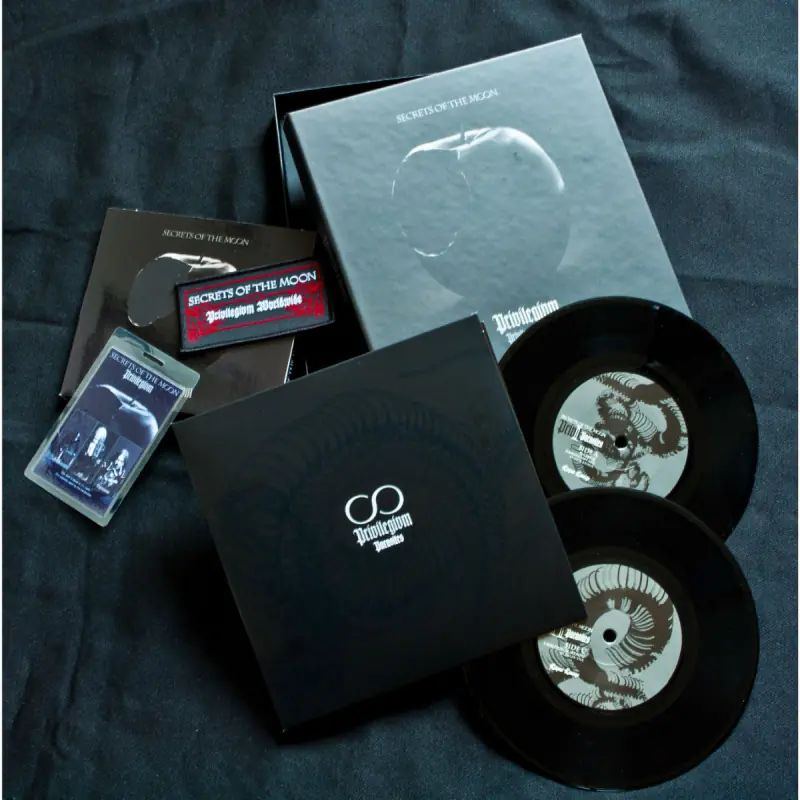 SECRETS OF THE MOON · Privilegivm | DELUXE CD+2X7" BOX SET · Bild 2 SECRETS OF THE MOON · Privilegivm | DELUXE CD+2X7" BOX SET (Black Metal CDs) · Bild 2