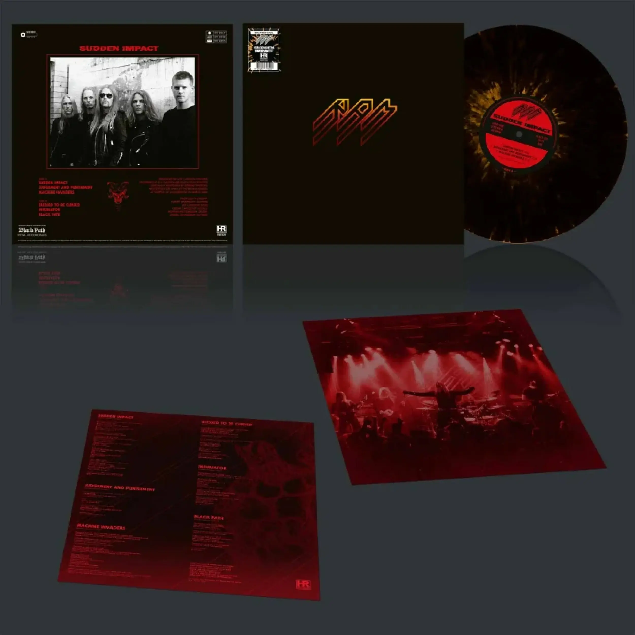 RAM · Sudden Impact | SPLATTER LP (Heavy Metal Vinyl)